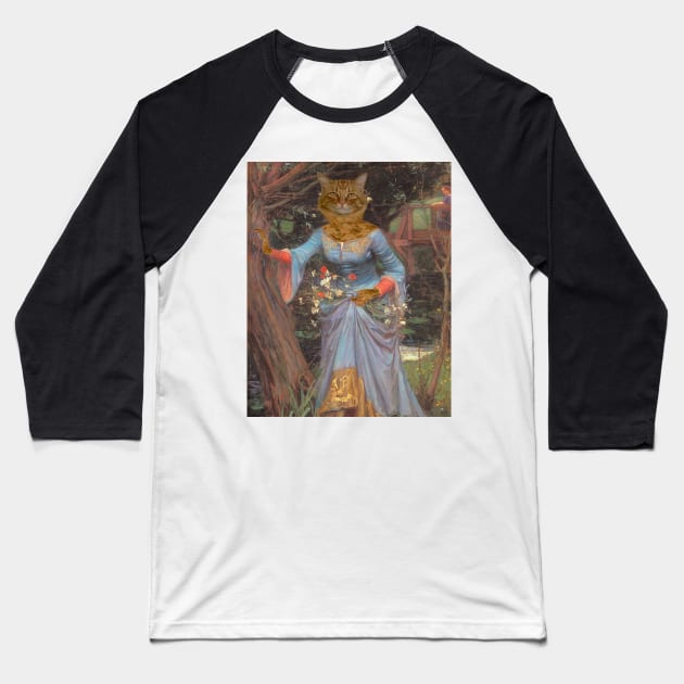 Ginger Ophelia Baseball T-Shirt by Loveday101